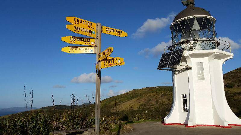 Scenic lighthouse and beach access