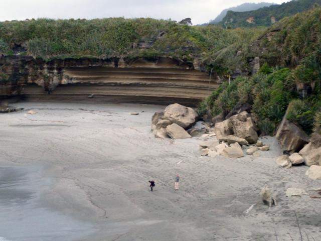 A Sculpted Punakaiki Beach Cove